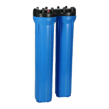 Mais vendida 2STAGE HOUSE INTEIRA UPVC Big Blue Bag Filter Housing para uso doméstico